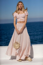 Zelda Cotton Skirt Prima Rosa