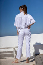 Commando Linen Jeans White