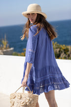 Bella Ciao Linen Dress Persian