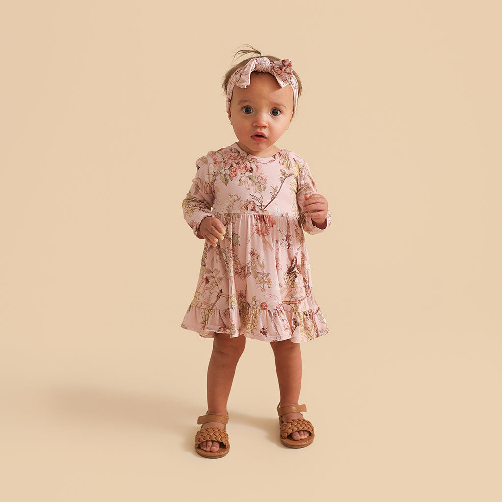 Flower Fairies of the Trees Ruffled Bodysuit Dress