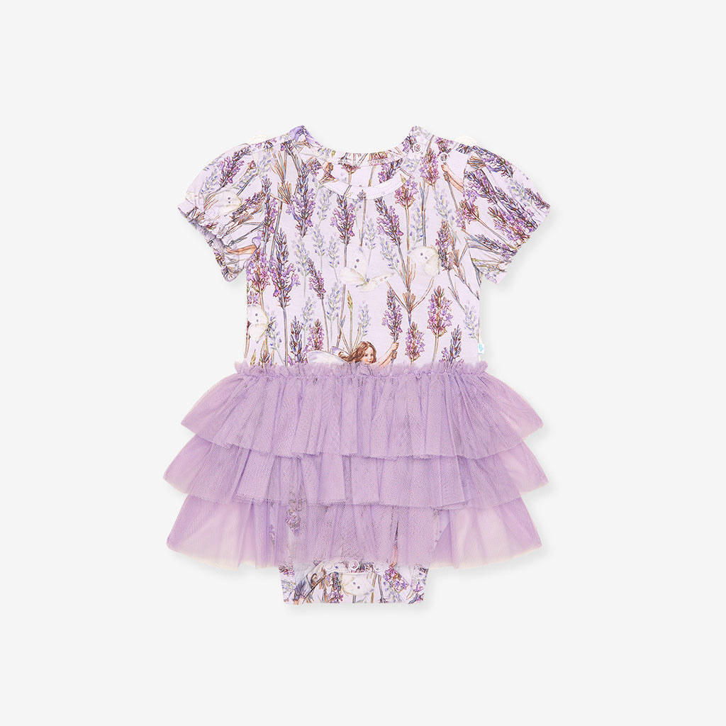 Lavender Fairy Tulle Bodysuit Dress