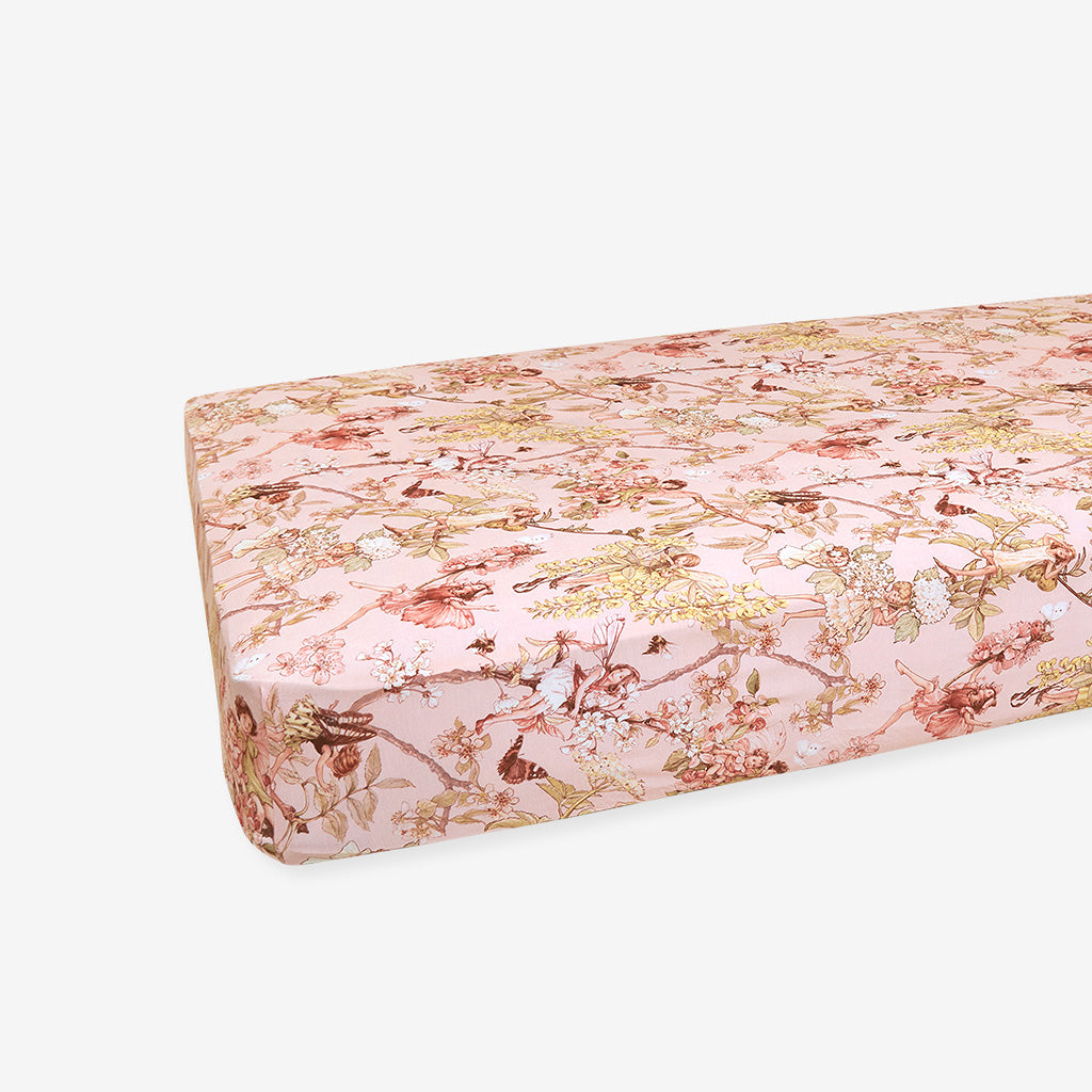 Flower Fairies of the Trees Crib Sheet