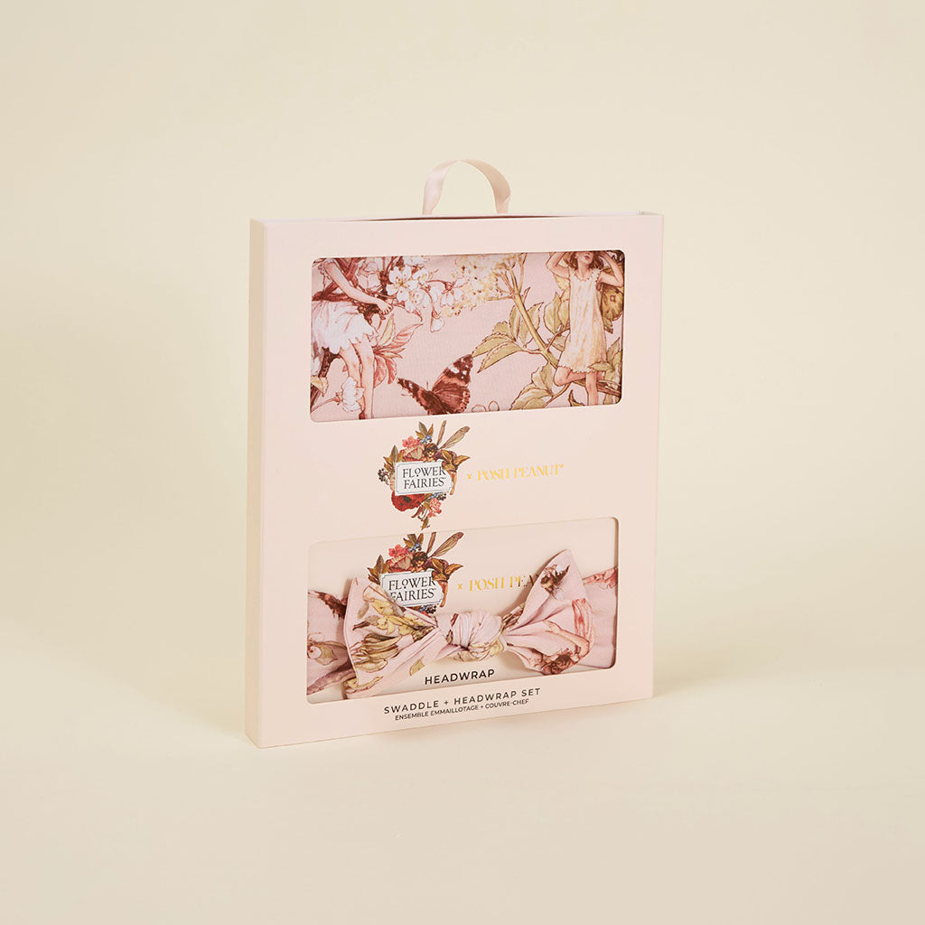 Flower Fairies of the Trees Swaddle Headband Set