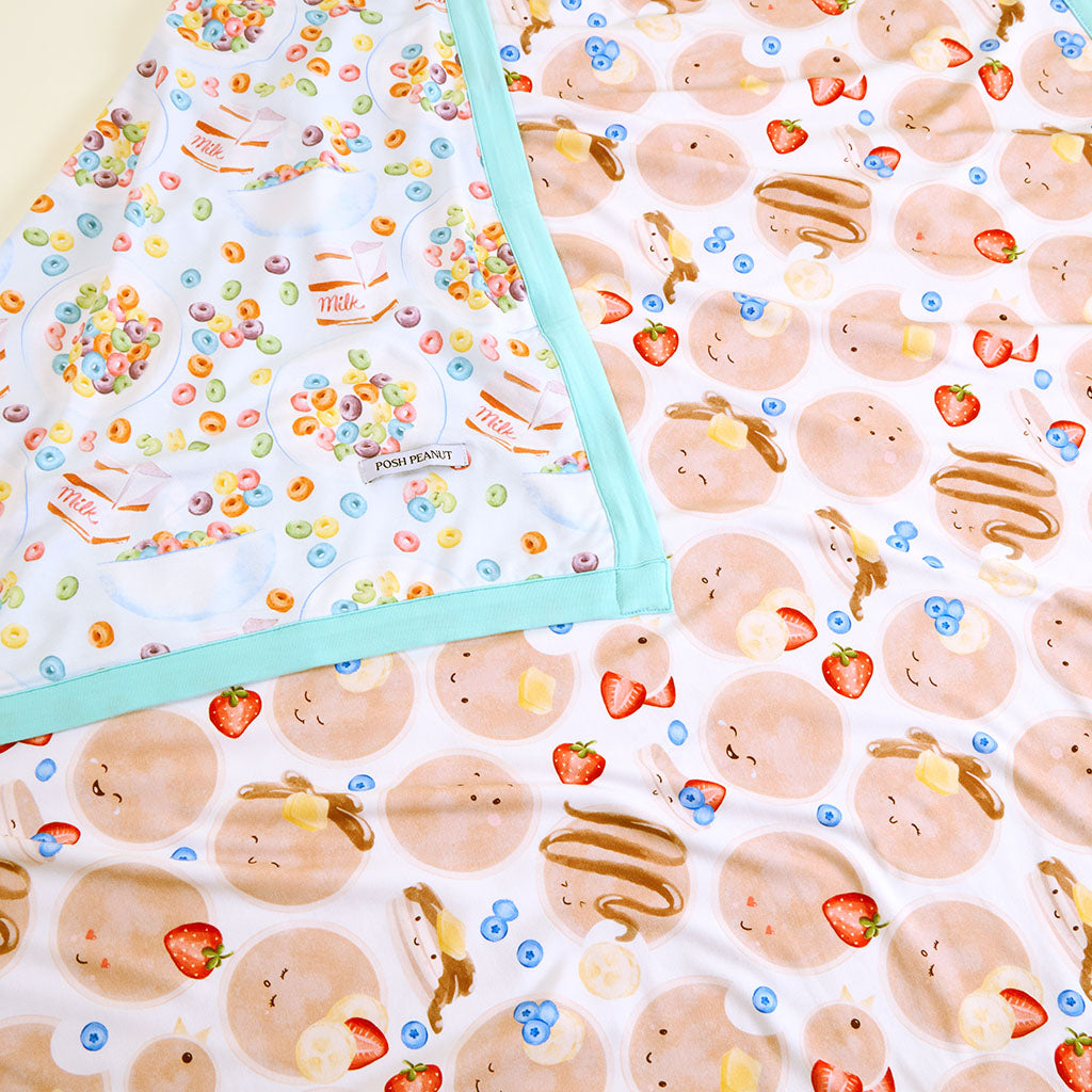 Cereal & Pancakes Luxette Patoo® Blanket