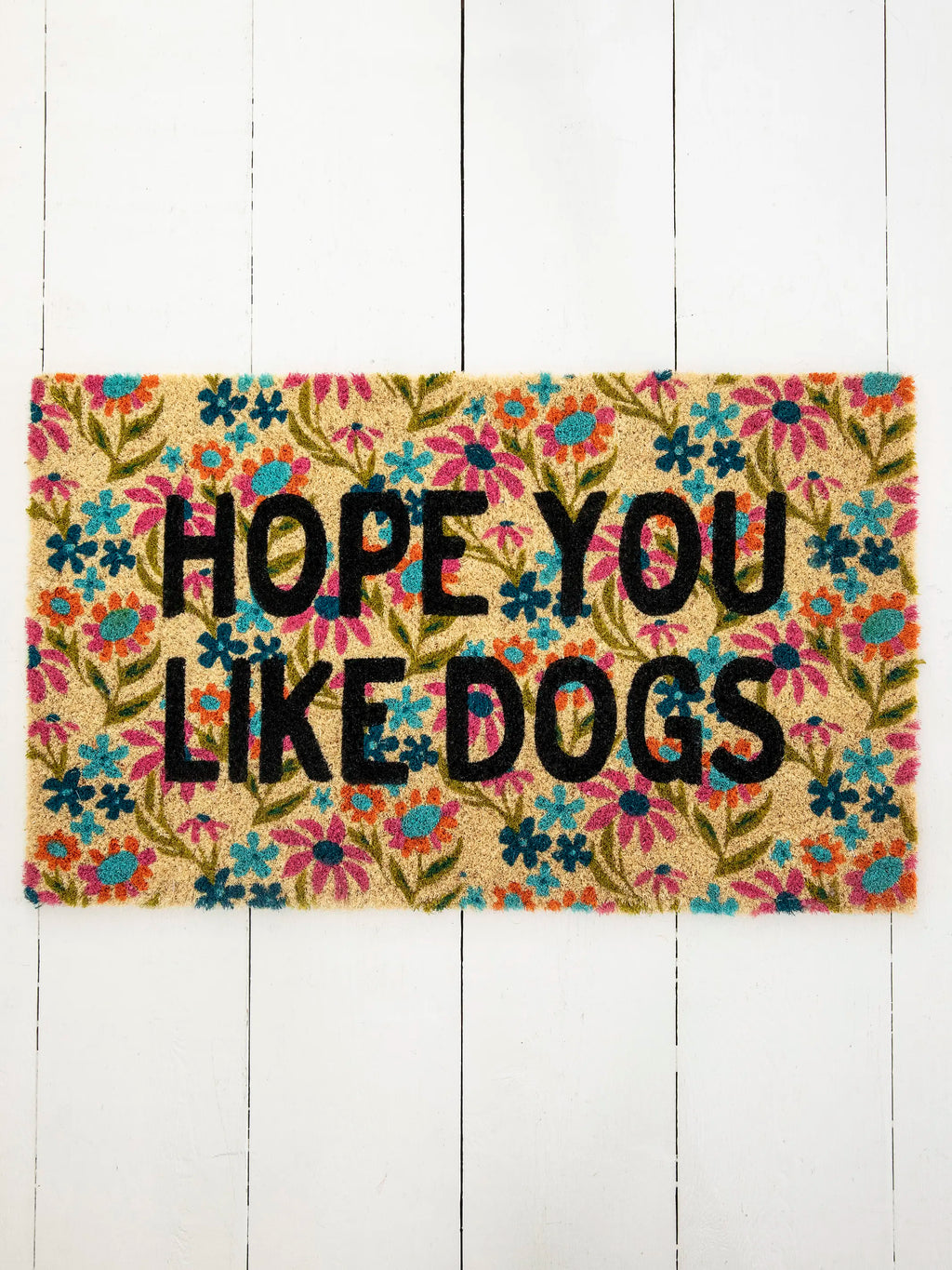 Bungalow Doormat - Like Dogs Cream
