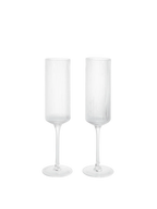 Ripple Champagne Flutes (Set of 2)