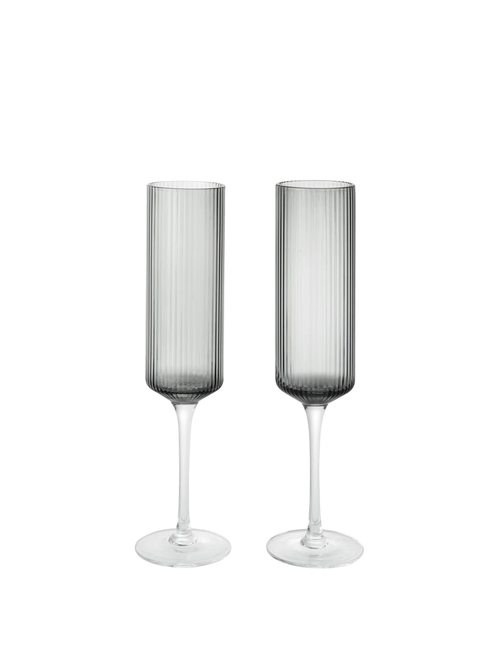Ripple Champagne Flutes (Set of 2)