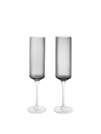 Ripple Champagne Flutes (Set of 2)