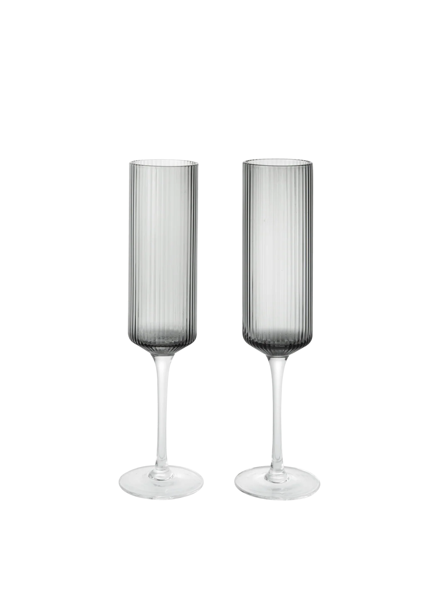 Ripple Champagne Flutes (Set of 2)