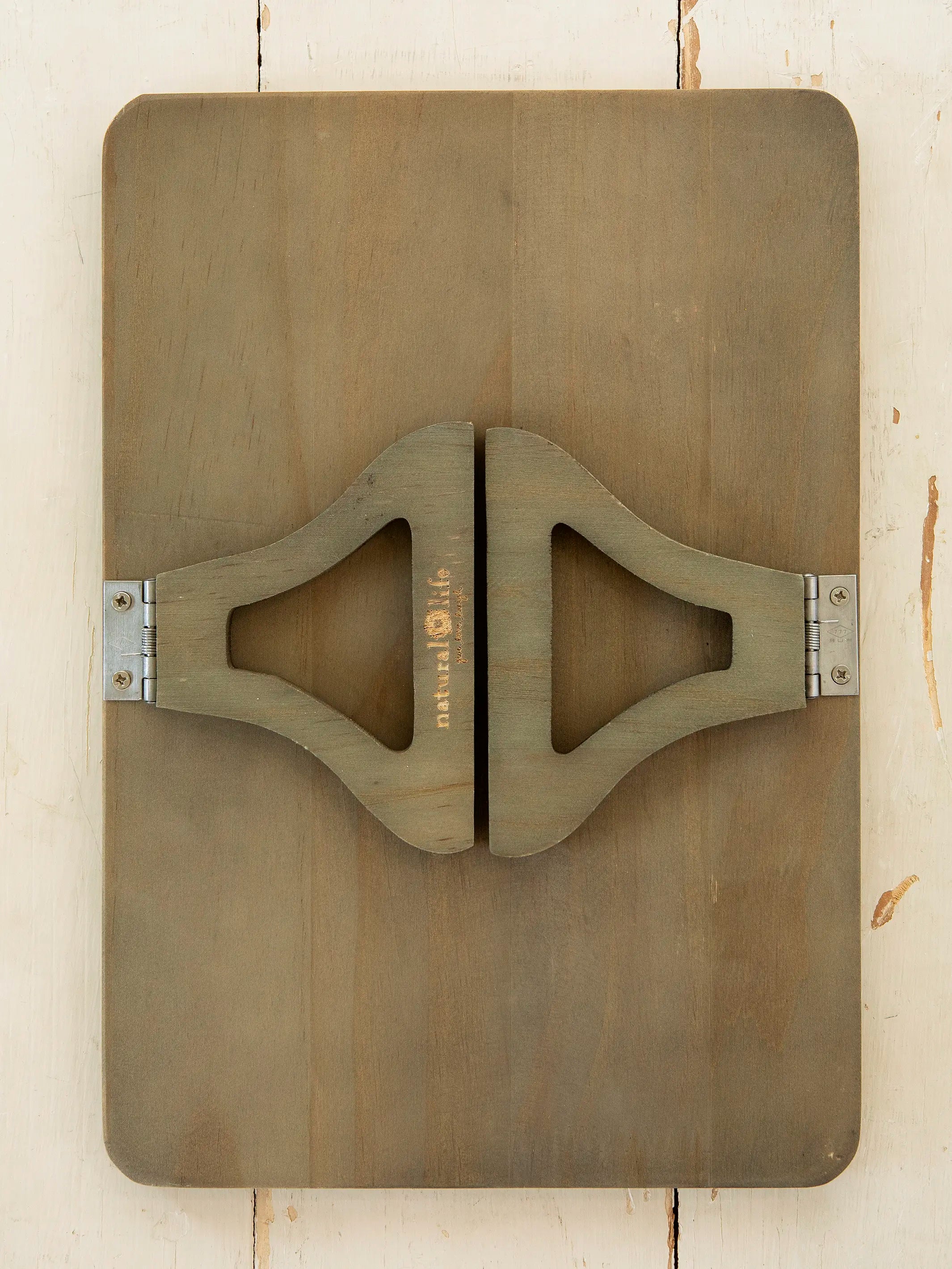 Clip On Sofa Tray Table - Black Folk Flower