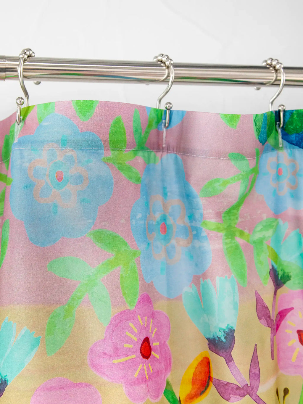Boho Shower Curtain - Rainbow Floral