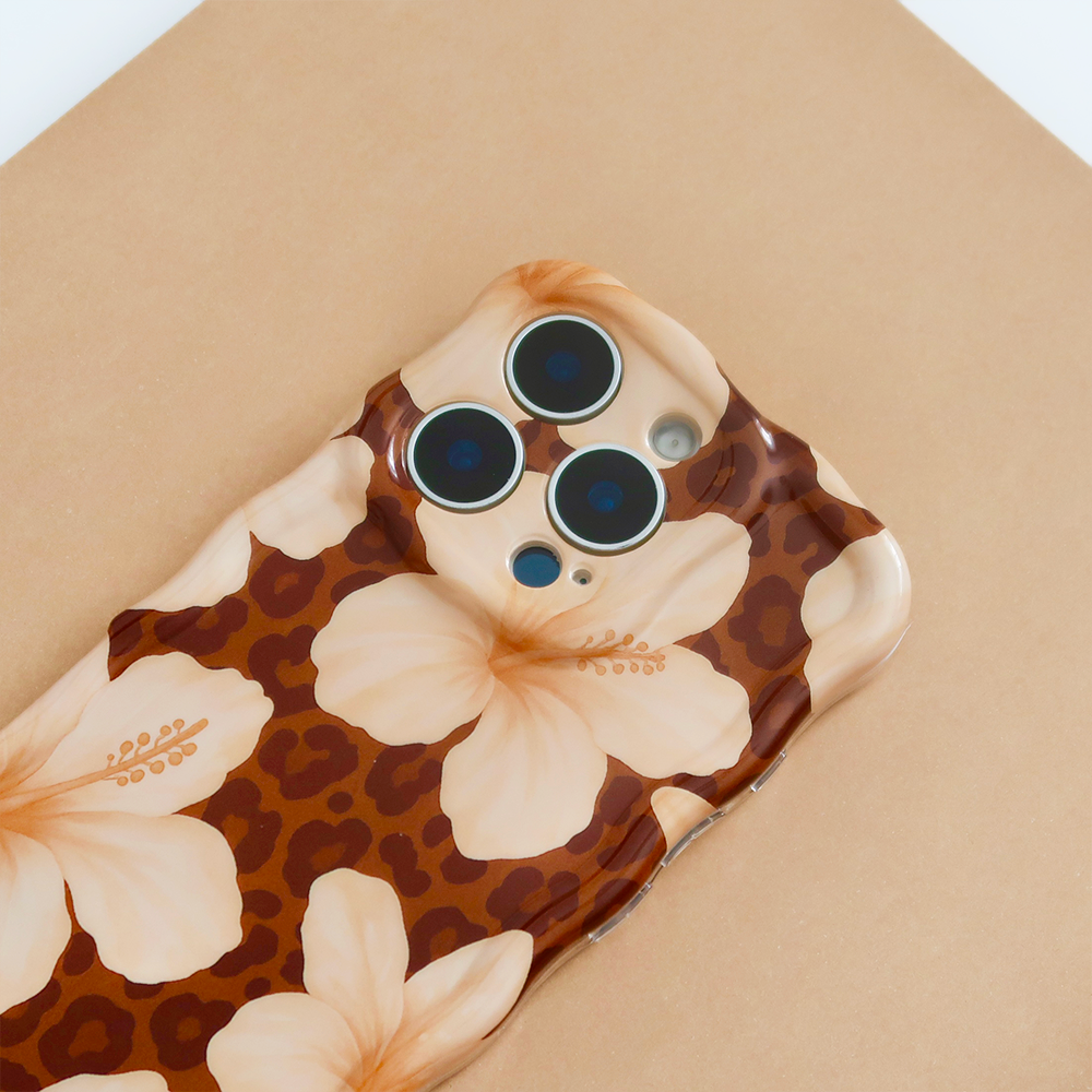 Wavy Phone Case - Safari Bloom