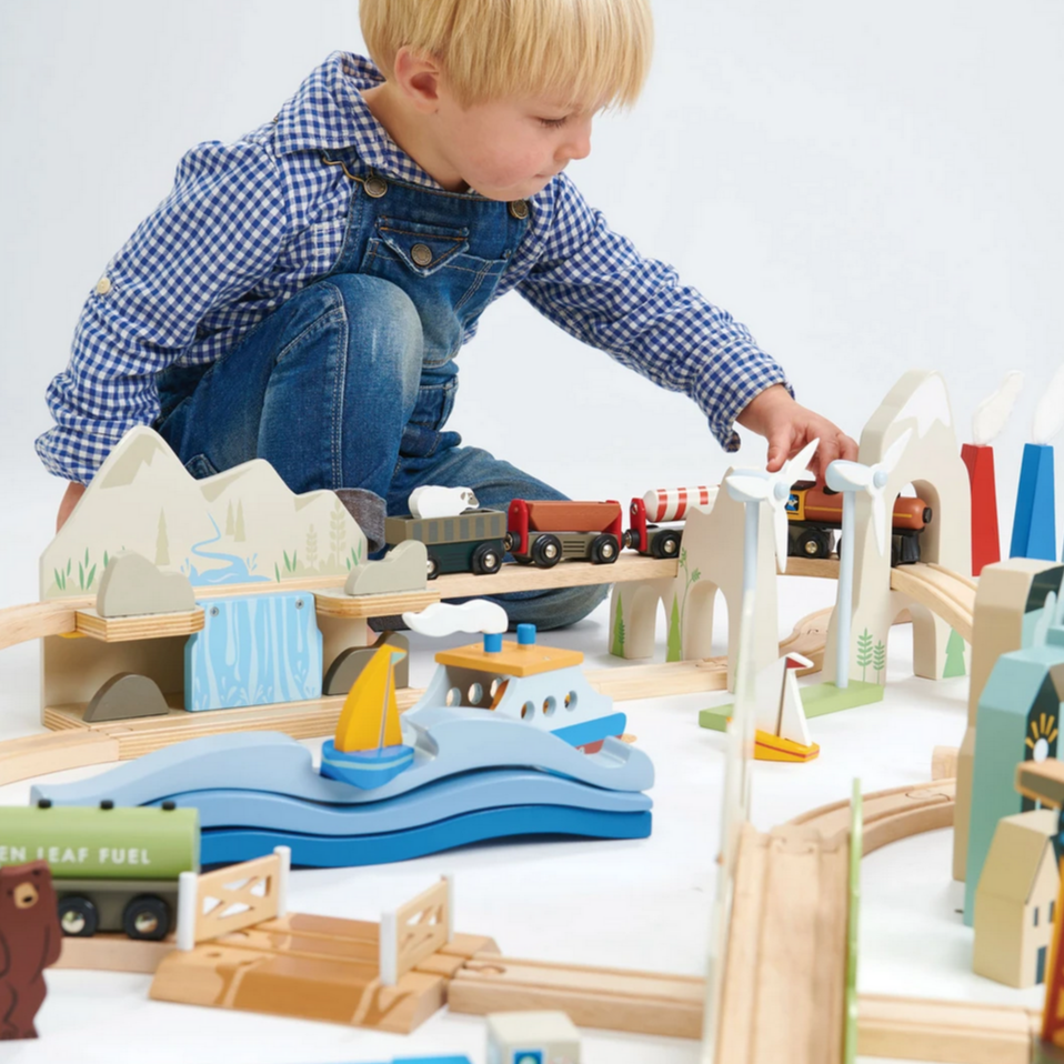 Mountain View Train Deluxe Set