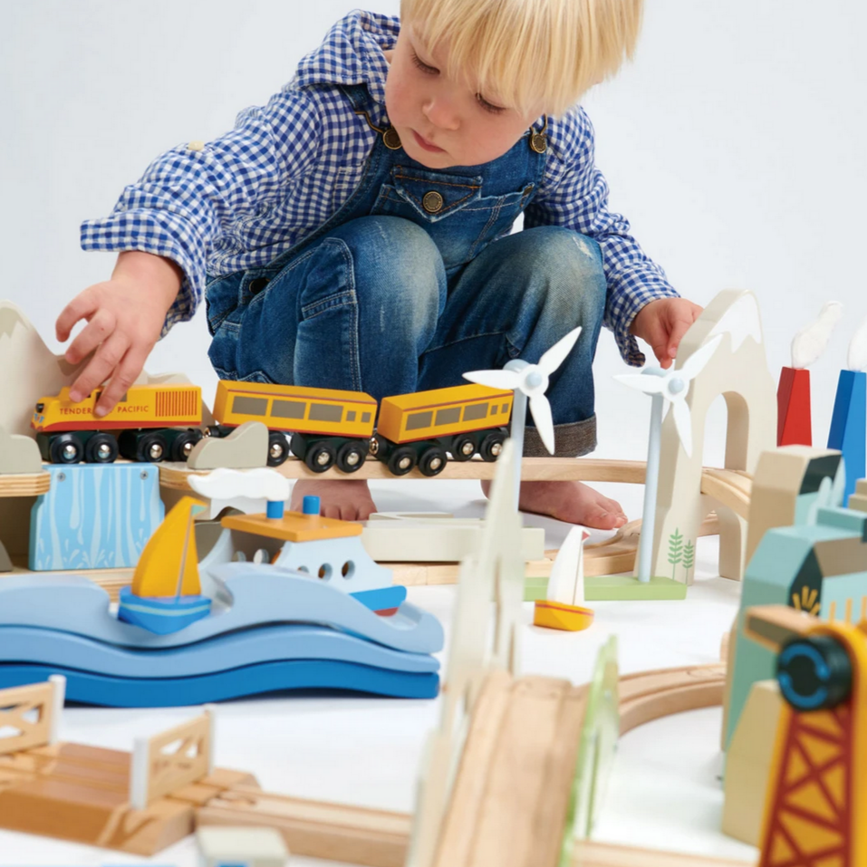 Mountain View Train Deluxe Set