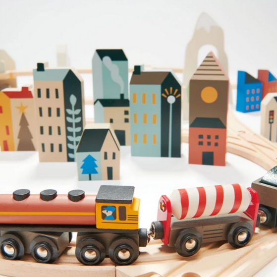 Mountain View Train Deluxe Set