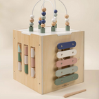 Wooden Activity Cube