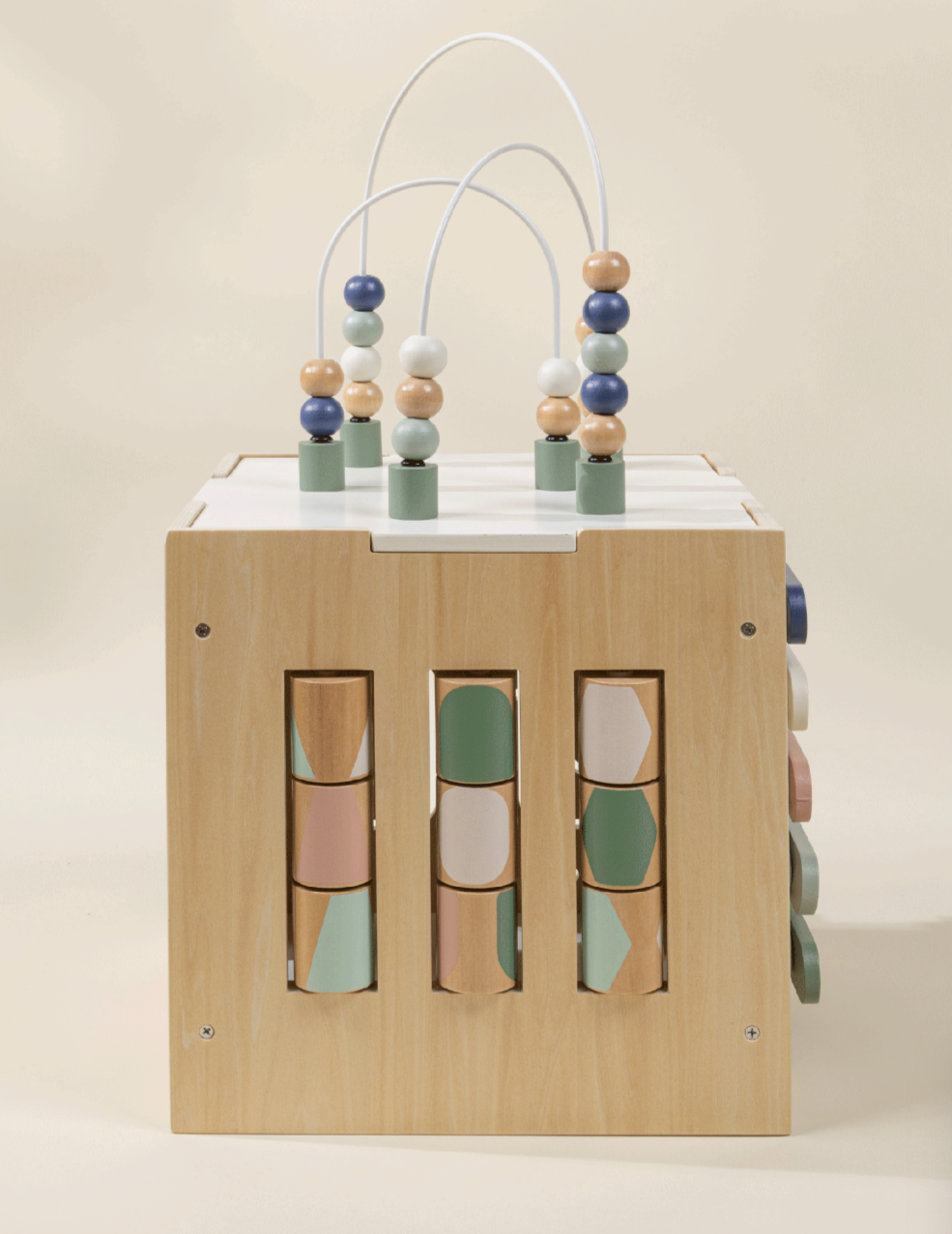 Wooden Activity Cube