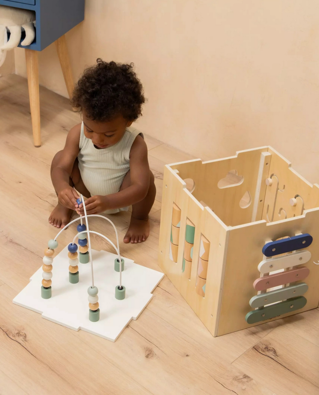 Wooden Activity Cube