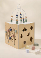 Wooden Activity Cube