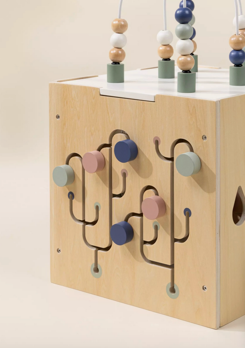 Wooden Activity Cube