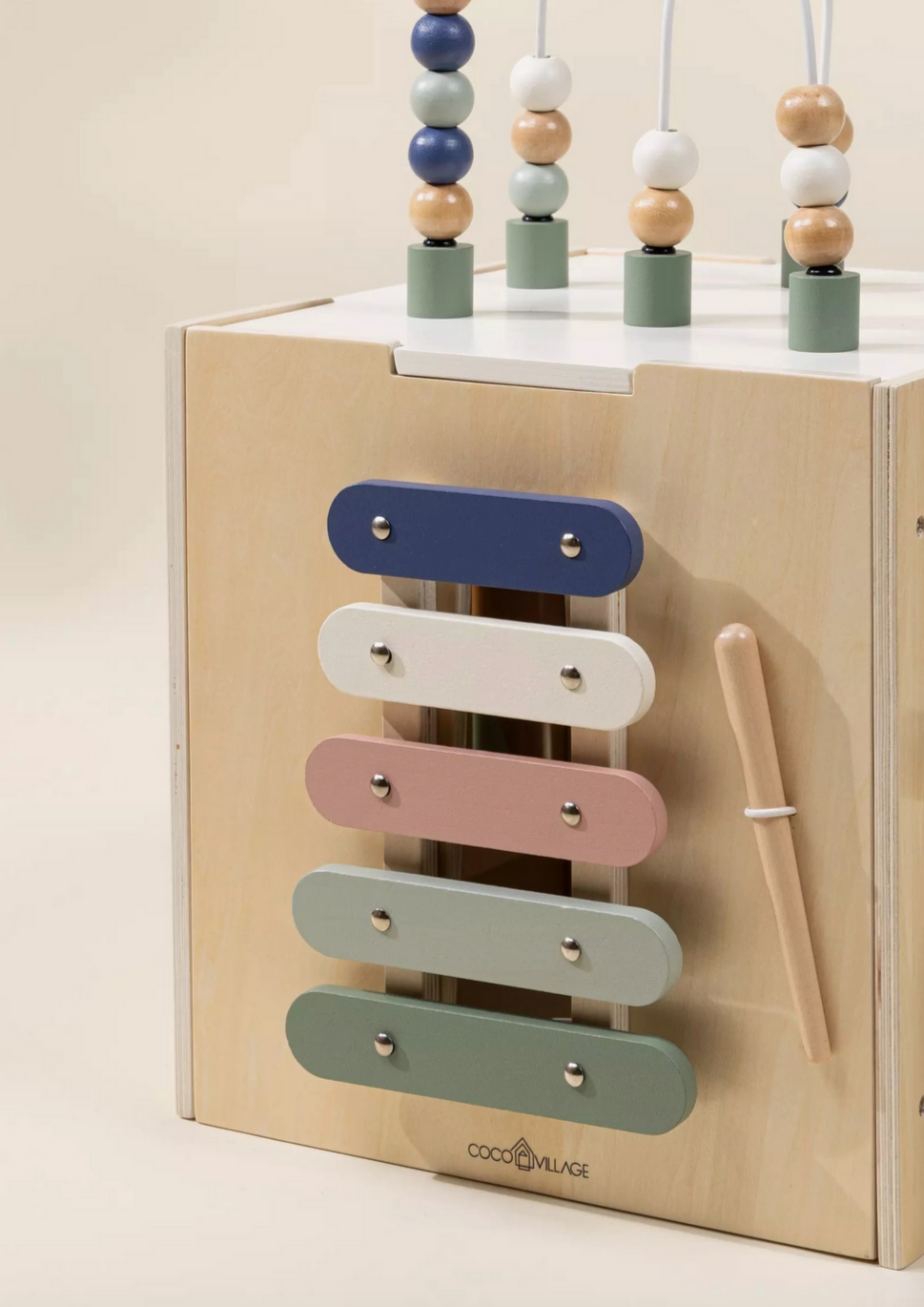 Wooden Activity Cube