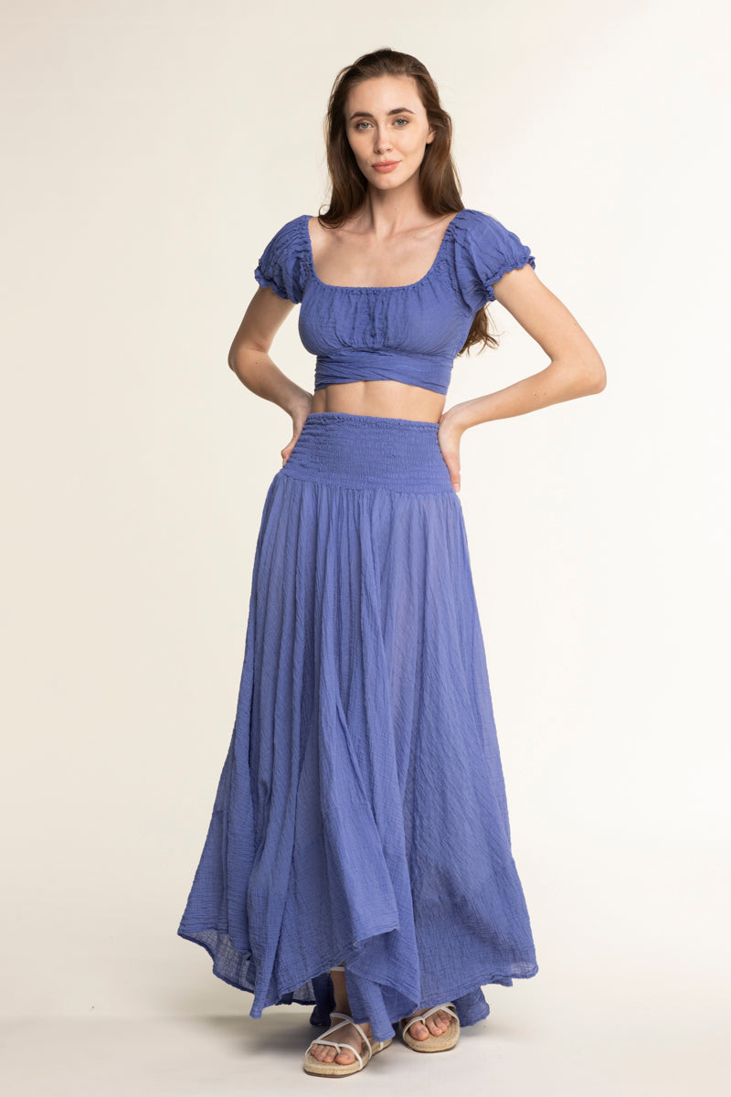 Zelda Cotton Skirt Persian