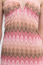 Eddy Lurex Dress Pink