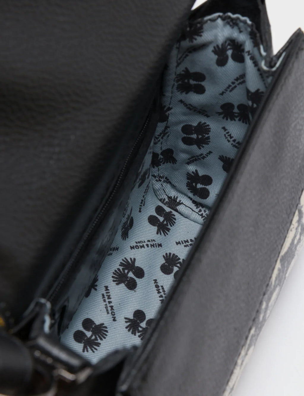 Anastasio Micro Crossbody Handbag Black Leather - Tangle Tales Black Design