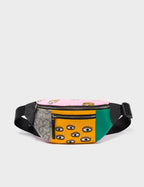 Harold Fanny Pack Bubblegum Pink Leather - Blazing Tiger Print