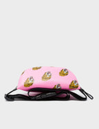 Harold Fanny Pack Bubblegum Pink Leather - Blazing Tiger Print