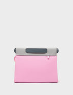 Vali Crossbody Soft Neon Pink and Moonwalk Gray - All Over Eyes Embroidery