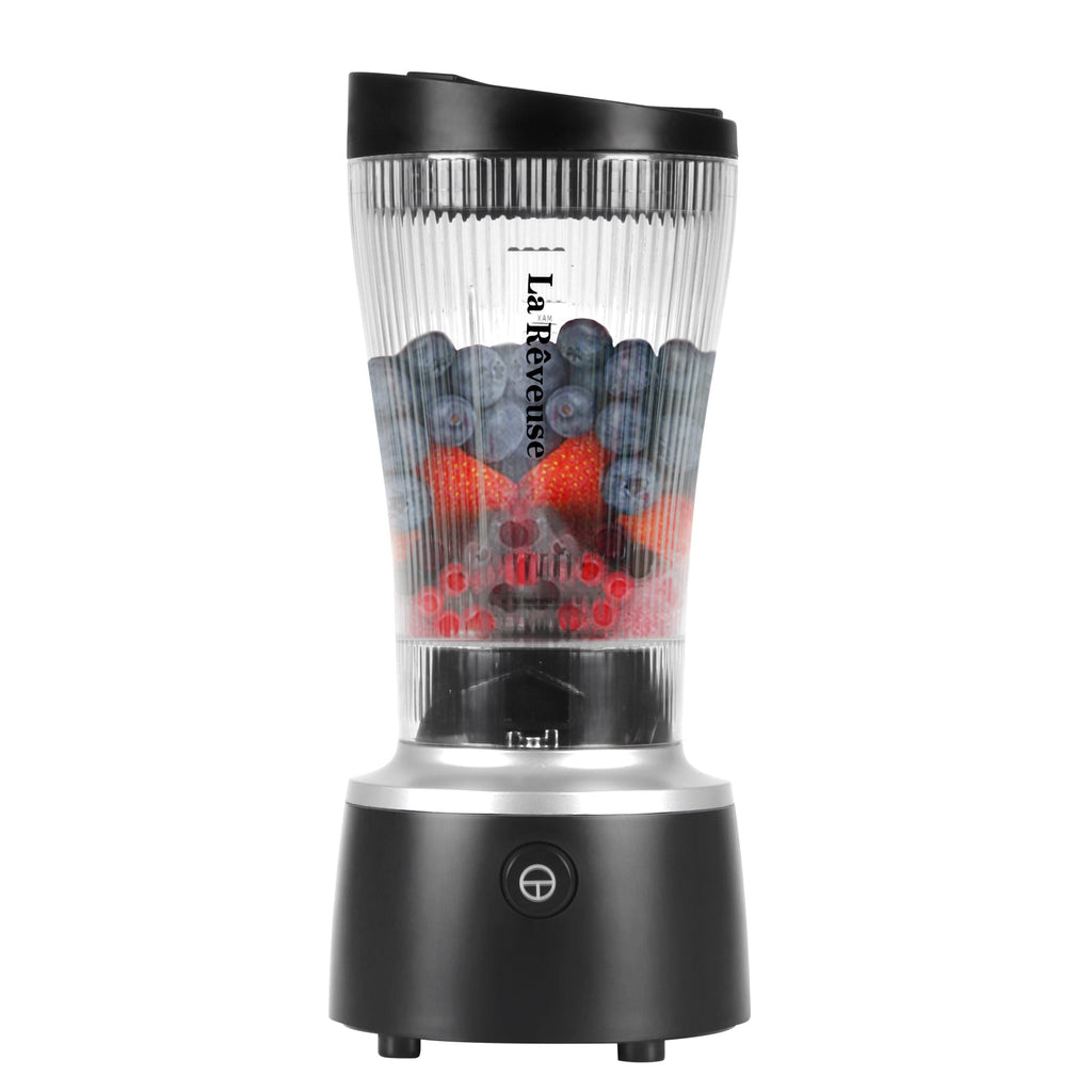 La Reveuse Personal Size Blender 250 Watts Power for Shakes Smoothies Seasonings Sauces with 15 oz Portable To Go Cup.BPA Free
