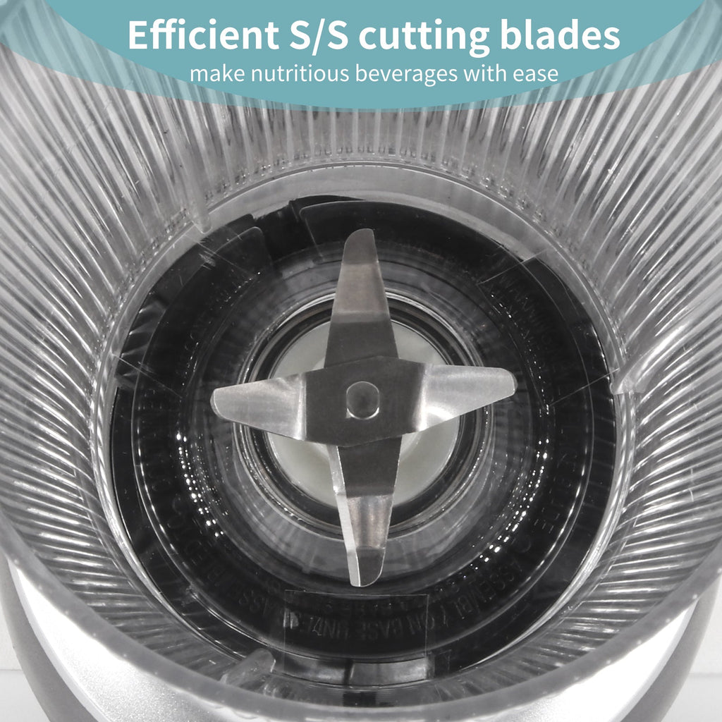 La Reveuse Personal Size Blender 250 Watts Power for Shakes Smoothies Seasonings Sauces with 15 oz Portable To Go Cup.BPA Free