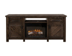 Dutton - Electric Fireplace - Rookwood Brown