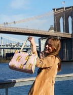 Esther Parfait Pink Lavender Satchel Bag - Creatures of the Future Design