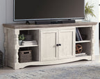 Havalance - Brown / Beige - 4 Pc. - Entertainment Center - 67 TV Stand