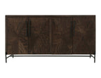Black Verona - 4-Door Console - Deep Forest Brown