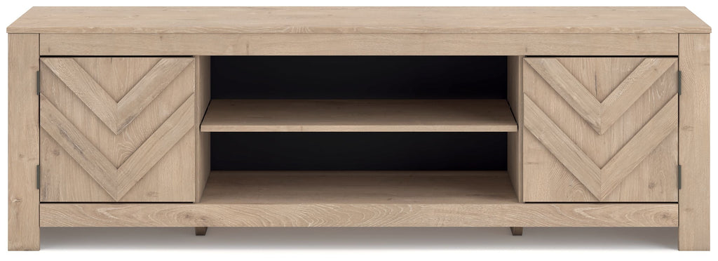 Cayboni - LG TV Stand With Fireplace Option