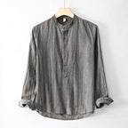 LINEN HENLEY SHIRT