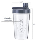 18 oz Replacement Spare Bottle Cup with Travel Lid Only Fits La Reveuse Smoothie 1000W Pro Blender model LARB2305