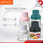 Swiss Thomas Portable Cordless USB Rechargeable Mini Chopper & Blender 250ml