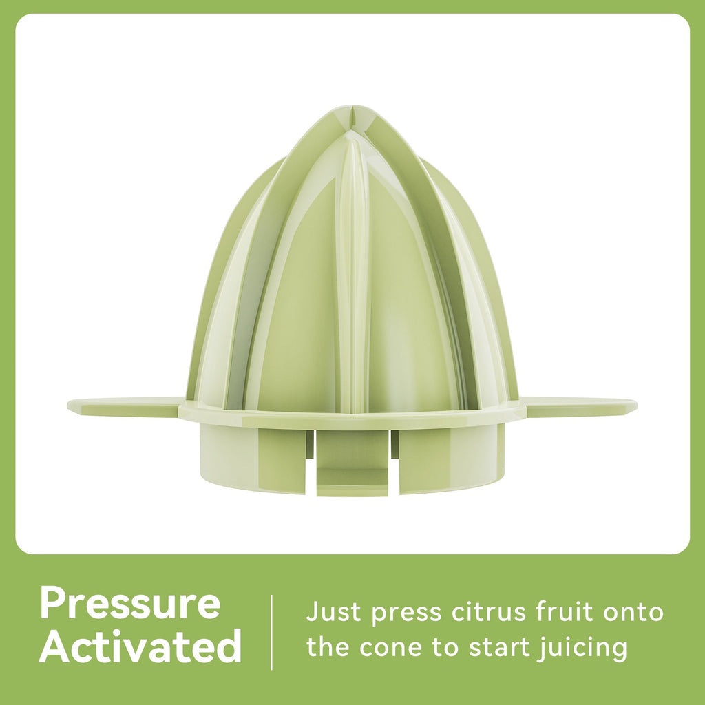 La Reveuse Electric Citrus Juicer 34 oz for Grapefruit Orange Lemon Lime Juice. 40W. Grayish Yellow