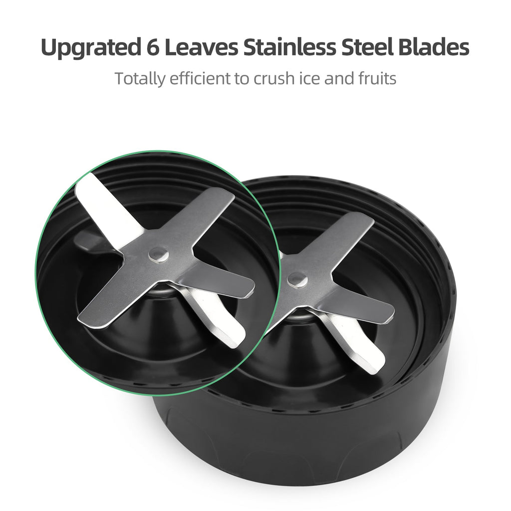 La Reveuse Personal Intellgent Blender 1000W Powerful Motor Ice Crusher With Travel Lid BPA Free - 24oz Portable Sports Bottle Golden Stainless Steel Blade - SILVER LARB1803G