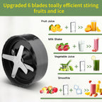 La Reveuse Personal Blender Making Shakes and Smoothies 1000 Watt-with 24 oz BPA Free Portable Travel Bottle - Dishwasher Safe (Black)