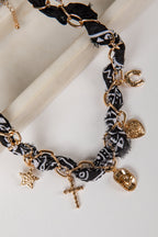 Stella Bandana Charm Necklace