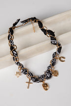Stella Bandana Charm Necklace