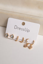 Allie Gold Earring Set