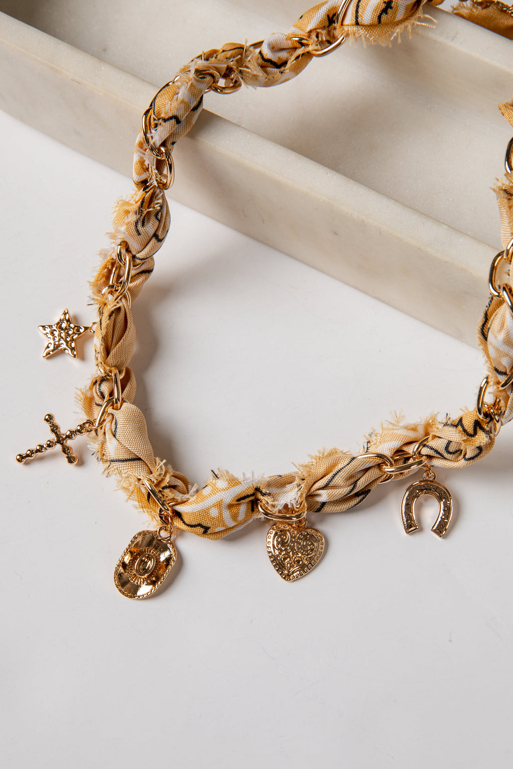 Stella Bandana Charm Necklace