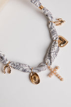 Marley Bandana Charm Necklace