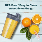 18 oz Replacement Spare Bottle Cup with Travel Lid Only Fits La Reveuse Smoothie 1000W Pro Blender model LARB2305